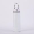 16/19/24/32OZ New 304 Stainless Steel Fitness Cup with Handle, Macaron Colored Insulated Bottle Large Capacity Straw Fruit Cup