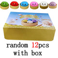 Dumpling Pressure Dumpling Squishies Cute Colorful Bun Toy Slow Rising Stress Relief Fidget Toy for Kids Adults Anti-Anxiety Gife