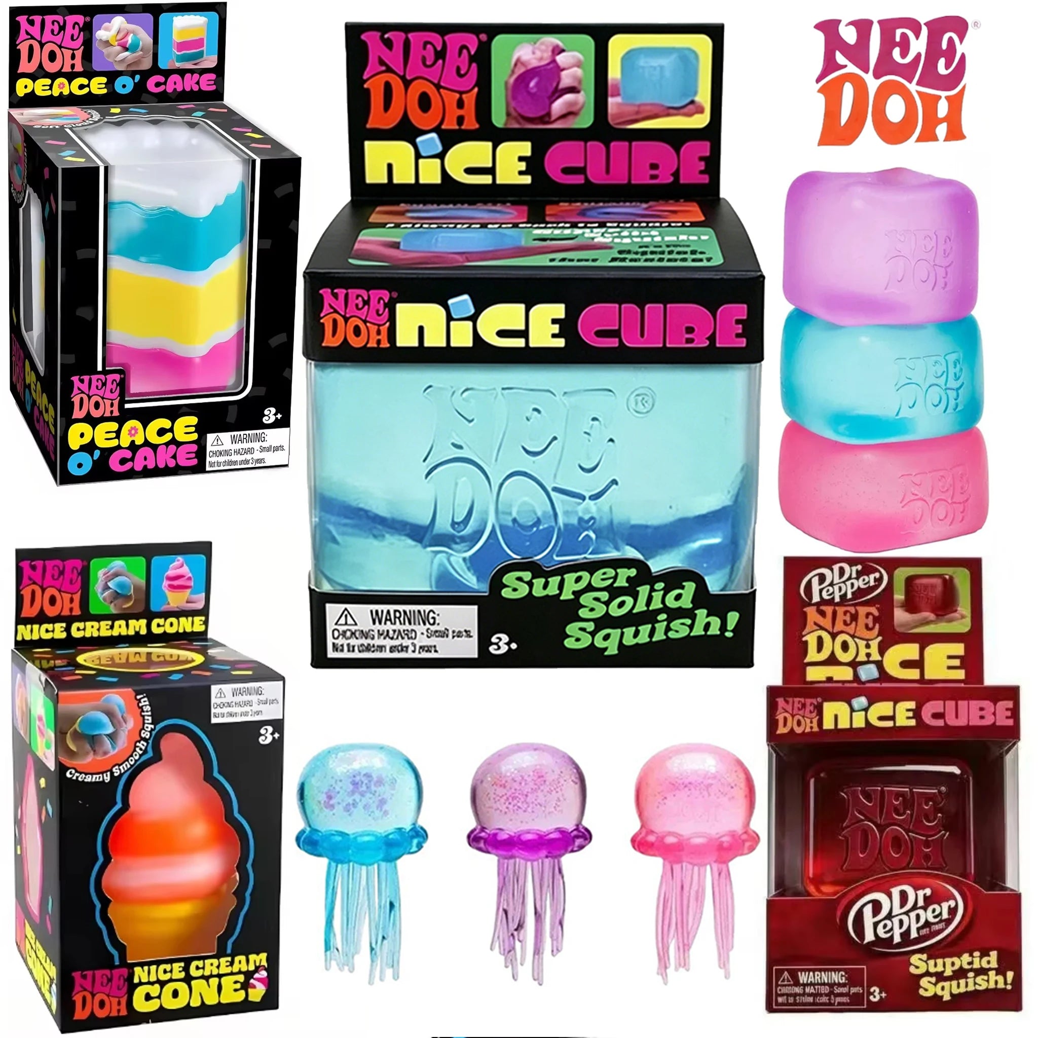 NeeDoh Nice Cube — Stress Relief Toy